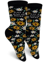 EAT A BAG OF DICKS Ladies Socks GROOVY THINGS Brand