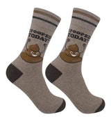 I POOPED TODAY Adult Unisex Socks FUNATIC Brand - Novelty Socks And Slippers