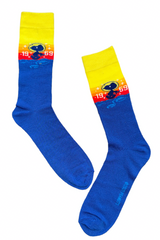 PEANUTS Men's SNOOPY ASTRONAUT Socks 1969 - Novelty Socks And Slippers