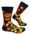 FABDAZ Brand Men’s PROUD FATHER OF A FEW DUMBASS KIDS Socks - Novelty Socks And Slippers