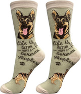 GERMAN SHEPHERD Dog Adult Unisex Socks By E&S Pets Choose Style