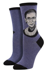 RUTH BADER GINSBURG Ladies RBG Socks SOCKSMITH Brand