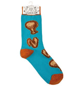 CHICKEN & WAFFLES Adult Unisex Mismatched Socks PRIMITIVES BY KATHY Brand