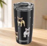 Dog & Cat Stainless Steel Ultimate 20 Oz. Hot & Cold Travel Mug Tumbler By E&S Pets (Choose From 40+ BREEDS)