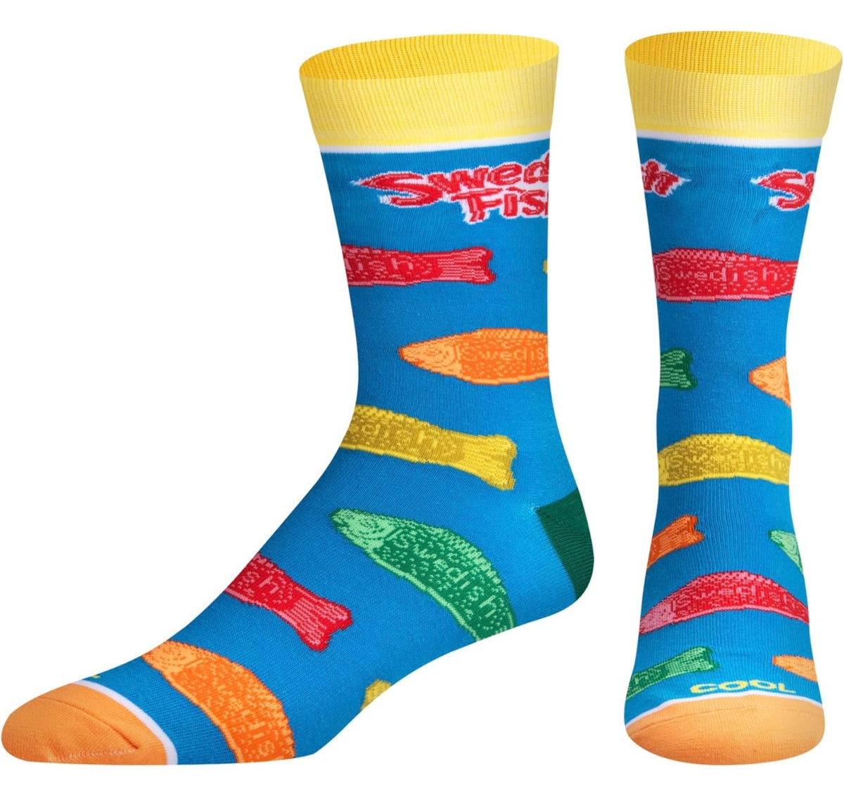 SWEDISH FISH CANDY Unisex Socks Size Large - Novelty Socks And Slippers