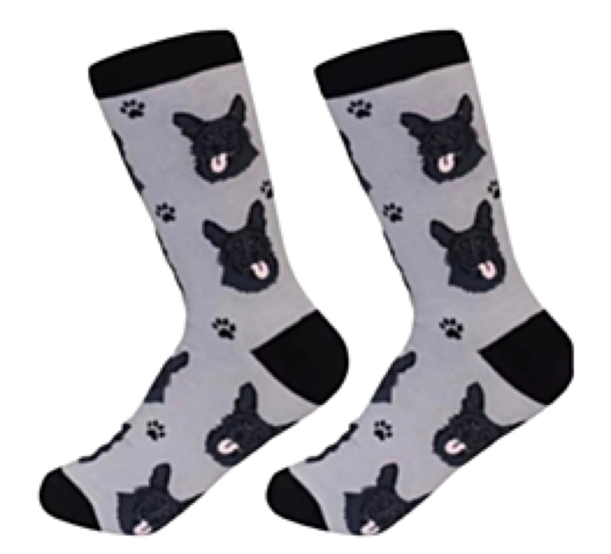 BLACK GERMAN SHEPHERD Dog Unisex Socks By E&S Pets CHOOSE SOCK DADDY, LIFE IS BETTER - Novelty Socks for Less