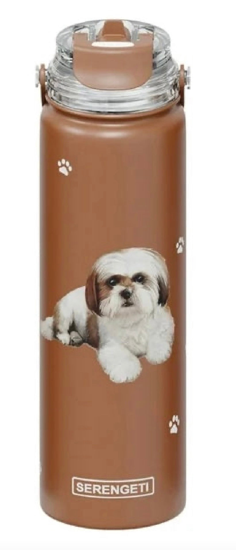 Dog & Cat Stainless Steel 24 Oz. Water Bottle By E&S Pets (Choose Breed) - Novelty Socks And Slippers