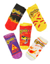 FLAMIN’ HOT CHEETOS Ladies 5 Pair Of Ankle Socks ODD SOX Brand