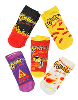 FLAMIN’ HOT CHEETOS Ladies 5 Pair Of Ankle Socks ODD SOX Brand
