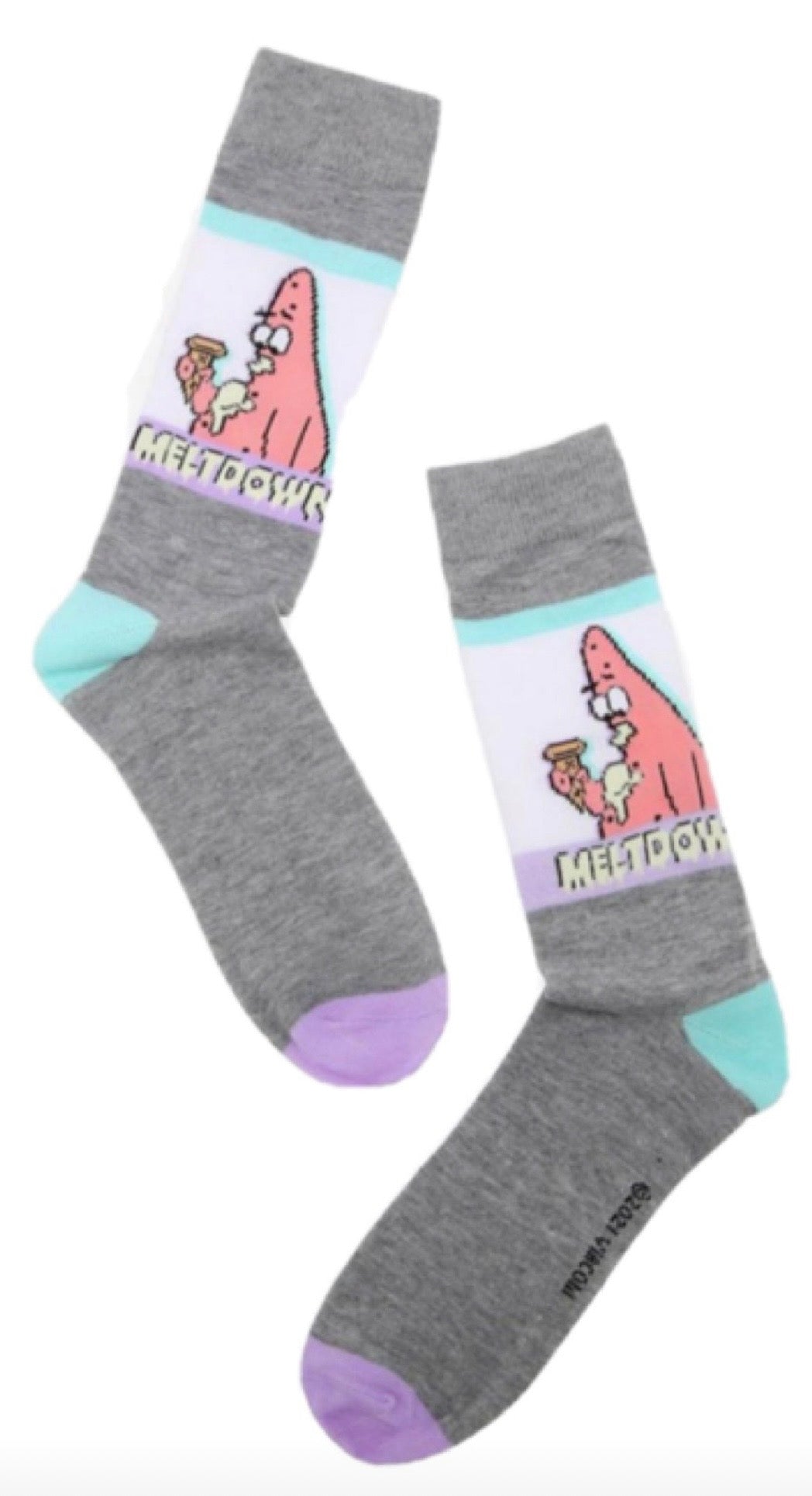 SPONGEBOB SQUAREPANTS Men's Socks Nickelodeon Choose From 40+ Styles