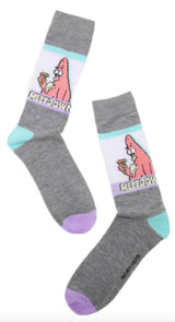 SPONGEBOB SQUAREPANTS Men's Socks Nickelodeon Choose From 40+ Styles