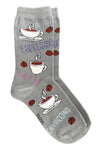 COFFEE, LATTE, ESPRESSO LADIES SOCKS FOOZYS BRAND