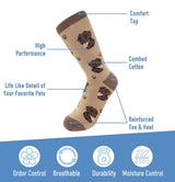 CHOCOLATE LABRADOR Dog Adult Unisex Socks By E&S Pets Choose Style