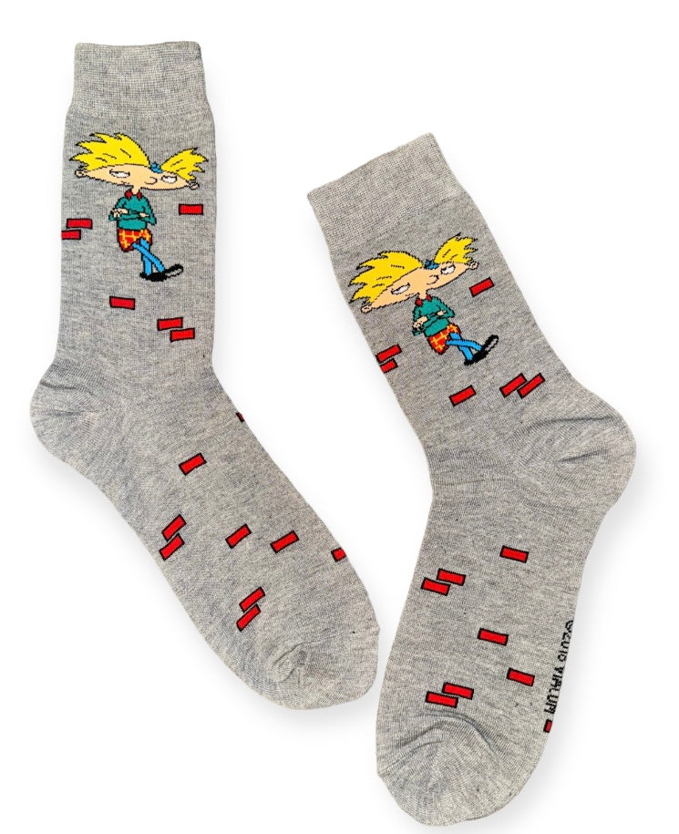 HEY ARNOLD Men’s Socks NICKELODEON - Novelty Socks And Slippers