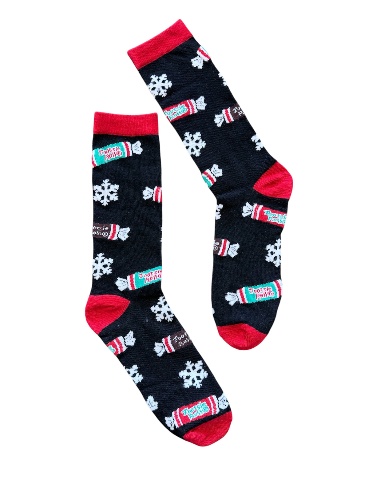 TOOTSIE ROLL TOOTSIE POP Men’s CHRISTMAS Socks (CHOOSE COLOR) - Novelty Socks And Slippers