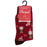 CHRISTMAS Ladies Crew Socks PARQUET BRAND (Choose Style)