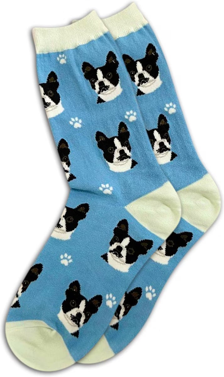 BOSTON TERRIER Dog Adult Unisex Socks By E&S Pets Choose Style