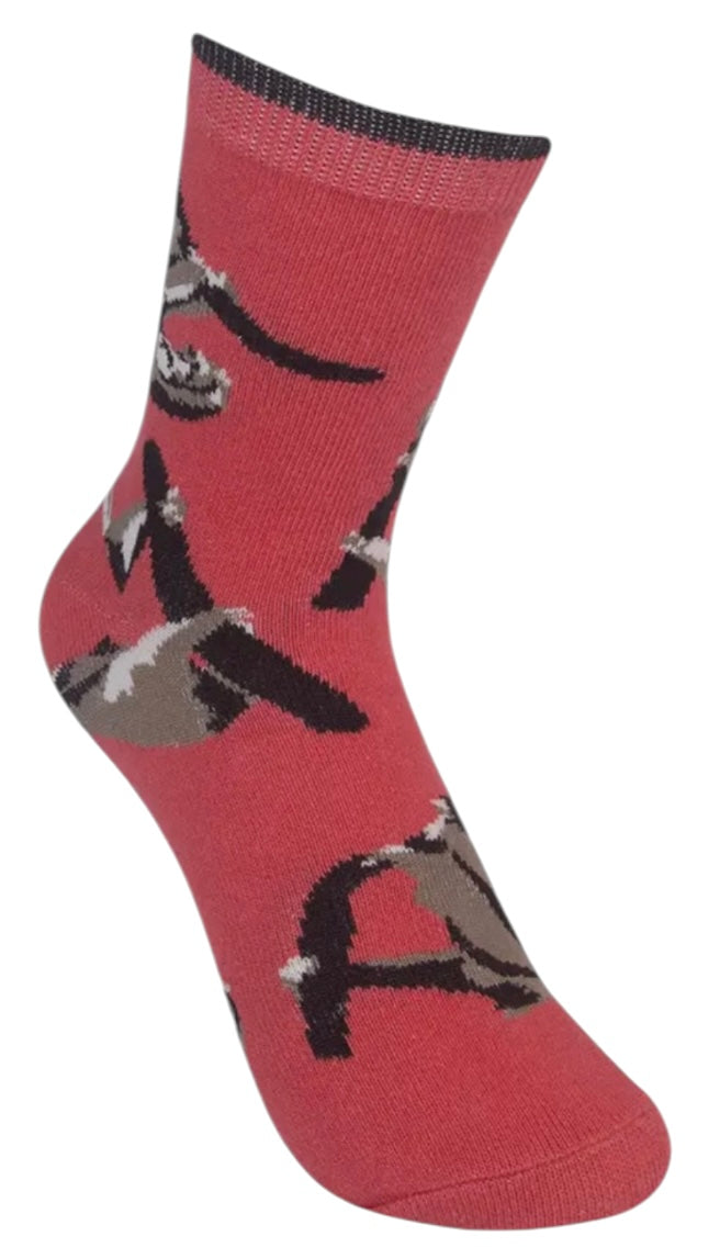 FUNATIC Brand Unisex Kids SLOTH Socks Sloths All Over Kids Age 7-10 - Novelty Socks And Slippers