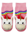 UNICORN Baby Unisex RATTLE GRIPPER BOTTOM Socks BIOGIE TOES Brand By PIERO LIVENTI - Novelty Socks And Slippers