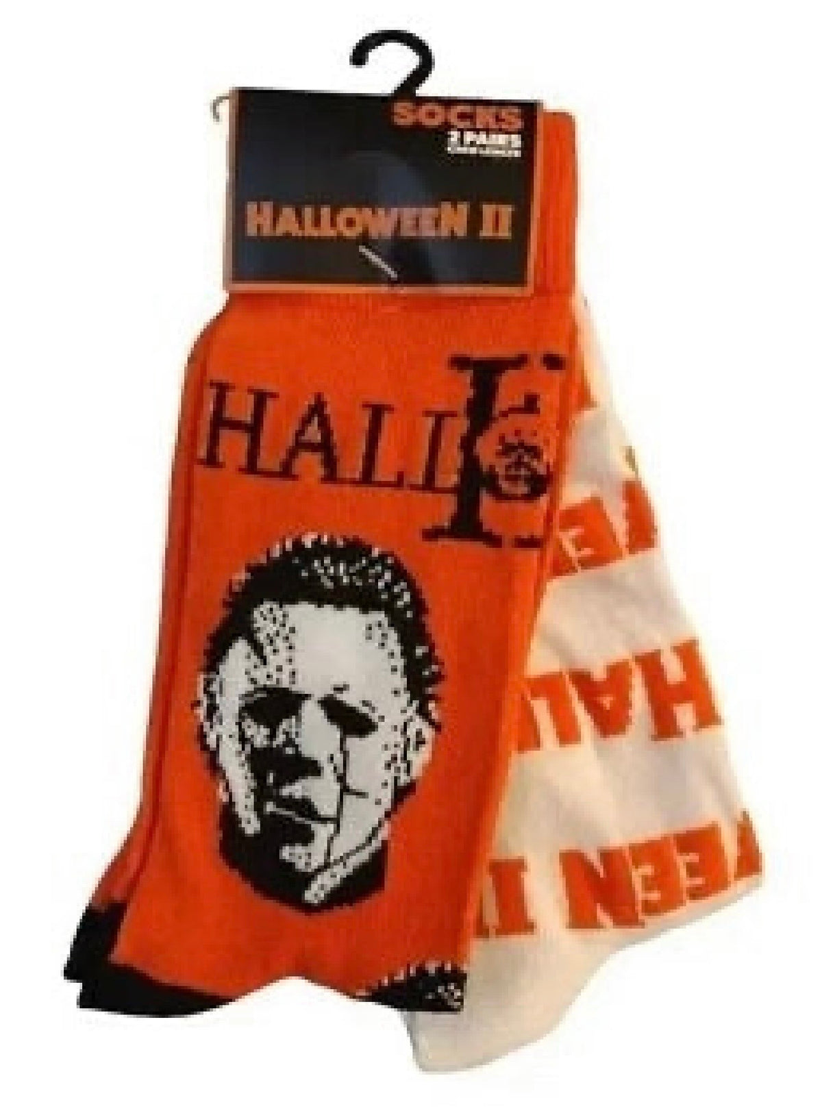 HALLOWEEN II Men’s 2 Pair Of MICHAEL MYERS Socks (CHOOSE FROM 8 STYLES)