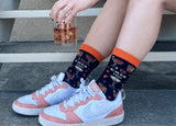 I LOVE COCK TAILS Ladies Socks GROOVY THINGS Brand - Novelty Socks And Slippers
