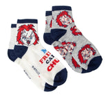 CHUCKY THE MOVIE LADIES 2 Pair Of HALLOWEEN Socks (Choose Style)