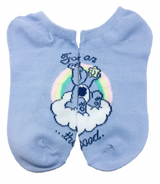 CARE BEARS Ladies 5 Pair Of No Show Socks ‘FOCUS ON THE GOOD’ - Novelty Socks And Slippers