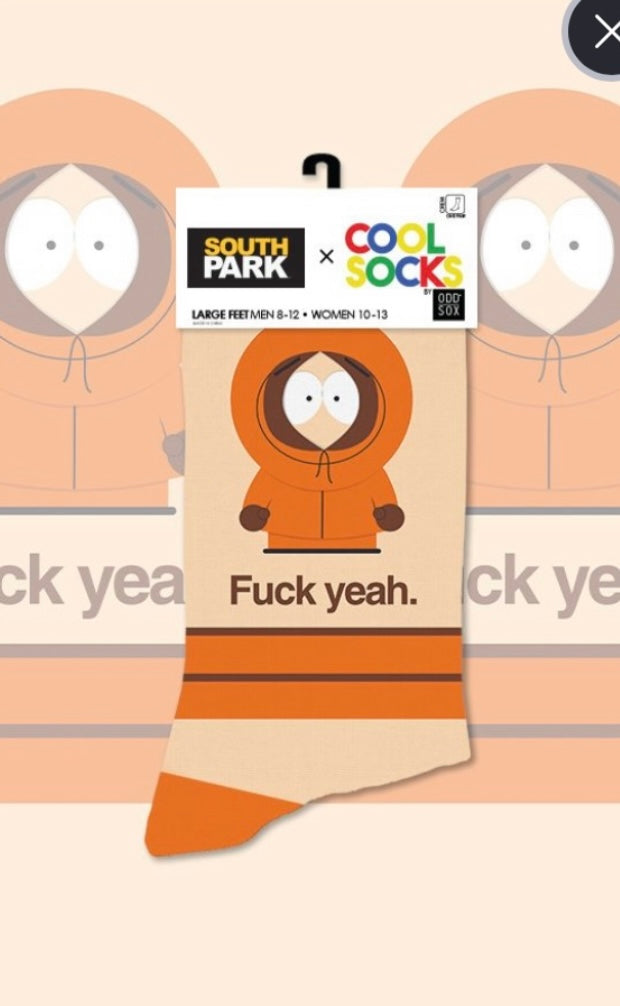 SOUTH PARK KENNY Unisex Socks FUCK YEAH Cool Socks Brand Large Feet - Novelty Socks And Slippers