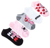 CARE BEARS Ladies 5 Pair Of VALENTINES DAY No Show Socks ‘TRUE LOVE’ - Novelty Socks And Slippers