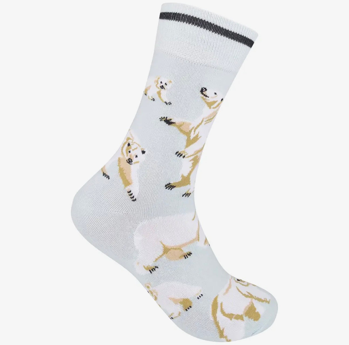 POLAR BEAR Adult Unisex Socks FUNATIC Brand POLAR BEARS All Over - Novelty Socks And Slippers