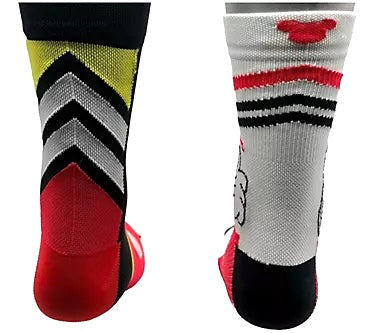 DISNEY Men’s MICKEY MOUSE 2 Pair Of Active Fit Socks Says ‘ICONIC’ - Novelty Socks And Slippers