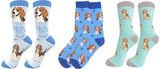 BEAGLE Dog Unisex Socks By E&S Pets (CHOOSE SOCK DADDY, LIFE IS BETTER, HAPPY TAILS) - Novelty Socks for Less