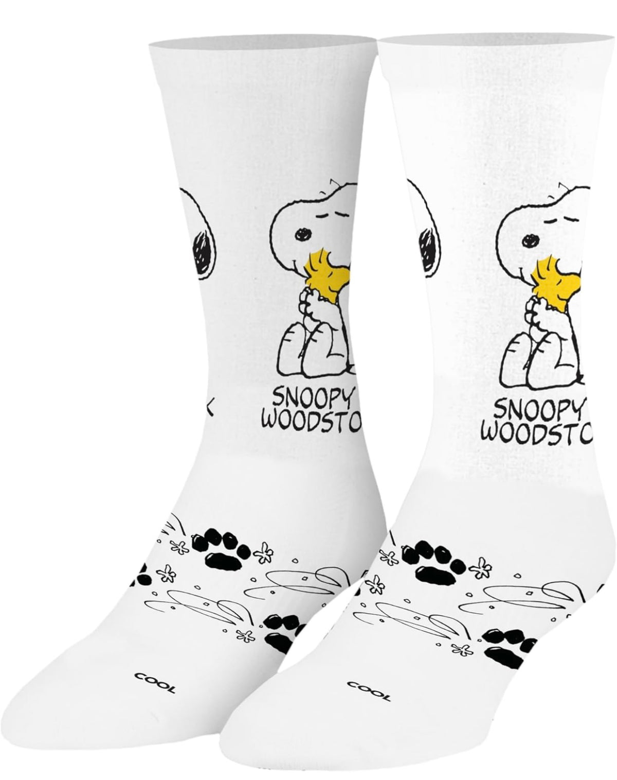 PEANUTS Unisex SNOOPY & WOODSTOCK Socks (CHOOSE SIZE) COOL SOCKS Brand - Novelty Socks And Slippers