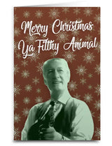 HOME ALONE Movie Sassy Christmas Greeting Card MERRY CHRISTMAS YA FILTHY ANIMAL - Novelty Socks And Slippers