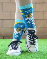 GROOVY THINGS Brand Ladies BUSY BEE Socks - Novelty Socks And Slippers