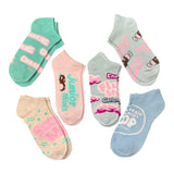 CHARMS BLOW POP Ladies 6 Pair Of Low Show Socks FLUFFY STUFF, TOOTSIE ROLL, JUNIOR MINTS - Novelty Socks And Slippers