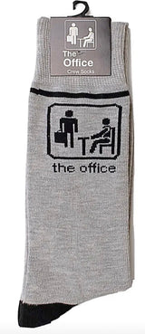 THE OFFICE TV SHOW Men’s DUNDER MIFFLIN PAPER COMPANY Socks (CHOOSE PATTERN)