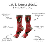 BASSET HOUND Dog Adult Unisex Socks By E&S Pets Choose Style