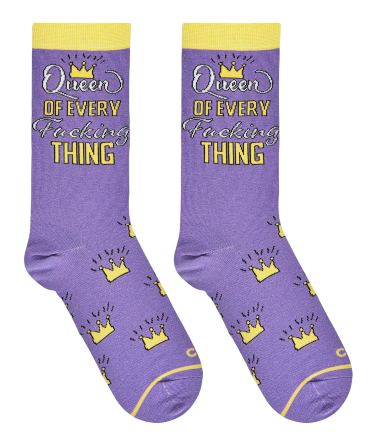 QUEEN OF EVERY FUCKING THING LADIES SOCKS COOL SOCKS BRAND
