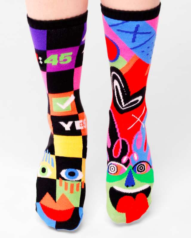 PLANNER & SPONTANEOUS Unisex Toddler & Kids Socks (Choose Size) - Novelty Socks And Slippers