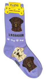 FOOZYS Brand Ladies LABRADOR RETRIEVER Dog Socks - Novelty Socks And Slippers