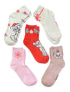 DISNEY THE ARISTOCATS Ladies Christmas 5 Pair Of Socks MARIE THE CAT - Novelty Socks And Slippers