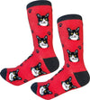 BLACK & WHITE CAT (TUXEDO) Adult Unisex Socks By E&S Pets Choose Style