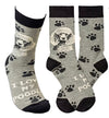 PRIMITIVES BY KATHY Unisex I LOVE MY POODLE' Socks - Novelty Socks for Less