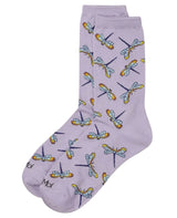 DRAGONFLY Ladies Socks MeMoi Brand DRAGONFLIES ALL OVER - Novelty Socks And Slippers