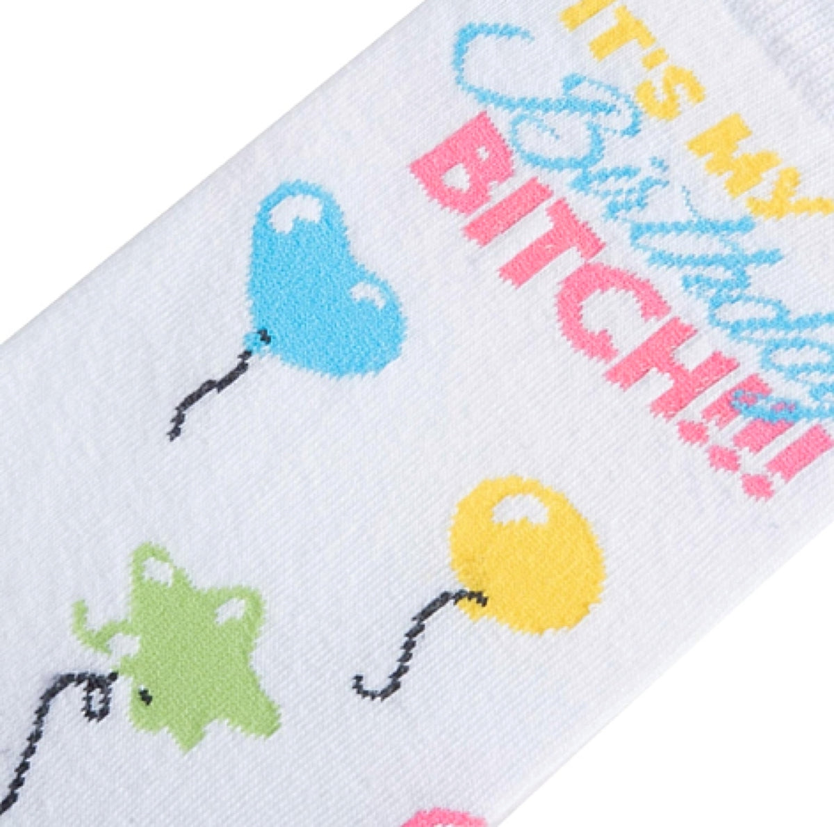 COOL SOCKS BRAND Ladies BIRTHDAY Socks 'IT’S MY BIRTHDAY BITCH’ - Novelty Socks for Less