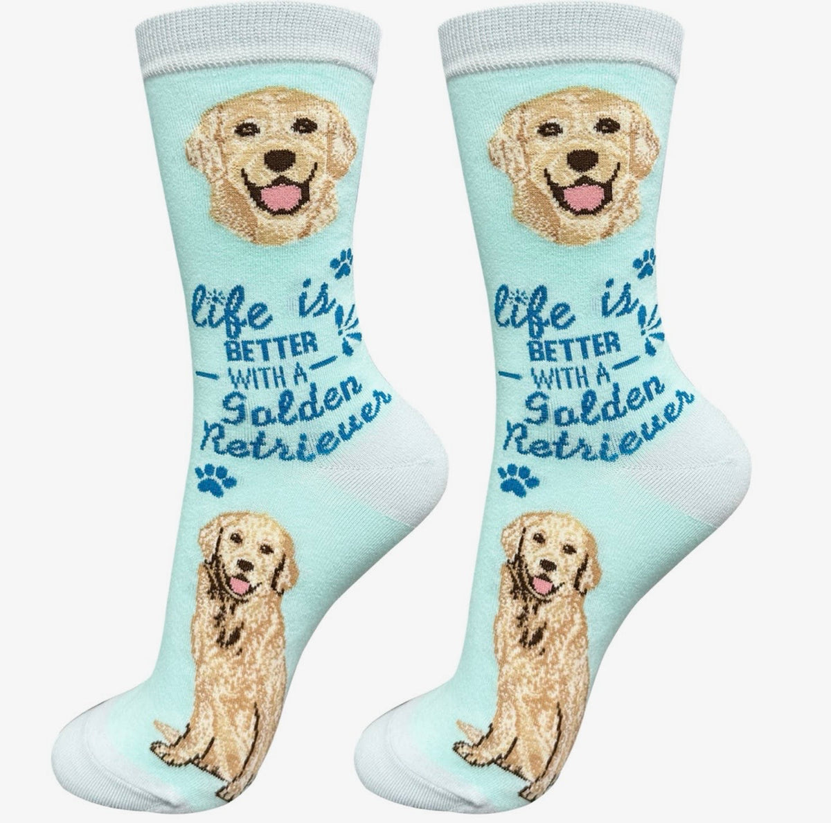 GOLDEN RETRIEVER Dog Adult Unisex Socks By E&S Pets Choose Style