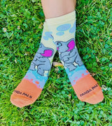 ELEPHANT BUBBLES Unisex Kids Socks Kids Age 3-5 Shoe Size 7-12 SOCK PANDA Brand - Novelty Socks And Slippers