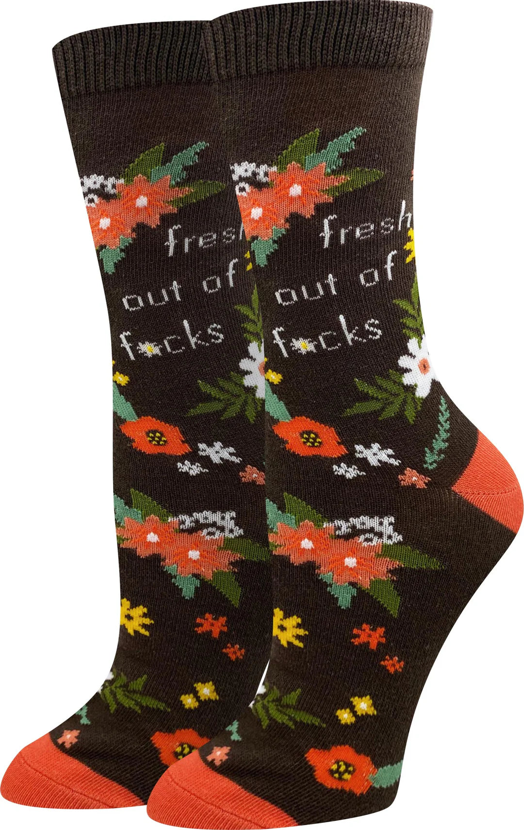 SOCK HARBOR Brand Ladies FRESH OUT OF F*CKS Socks - Novelty Socks And Slippers