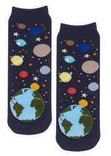 SOLAR SYSTEM Unisex Toddler Gripper Bottom Socks MESSY MOOSE Brand - Novelty Socks And Slippers